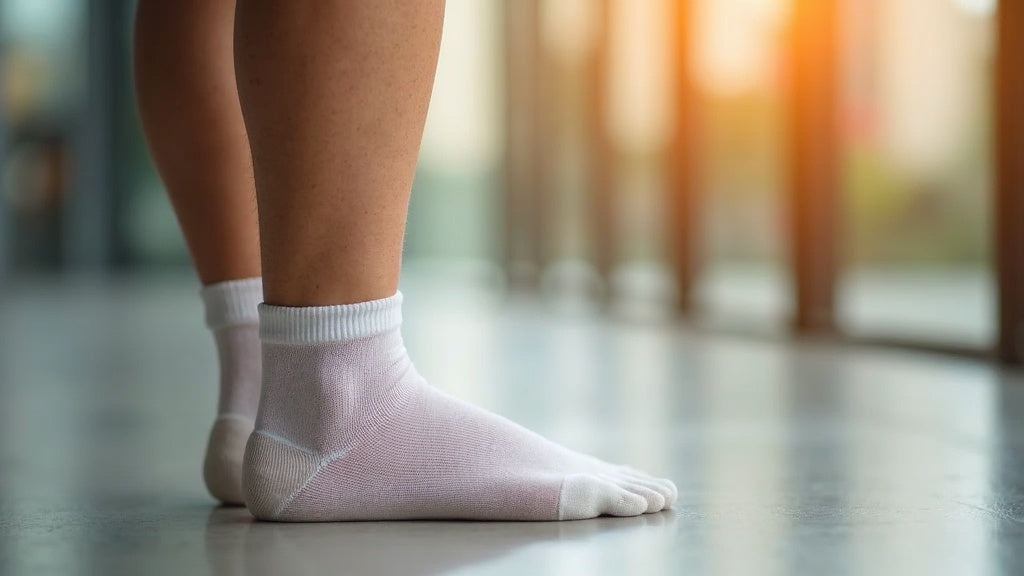Ankle Support in Work Socks for Flat Feet: What Actually Works