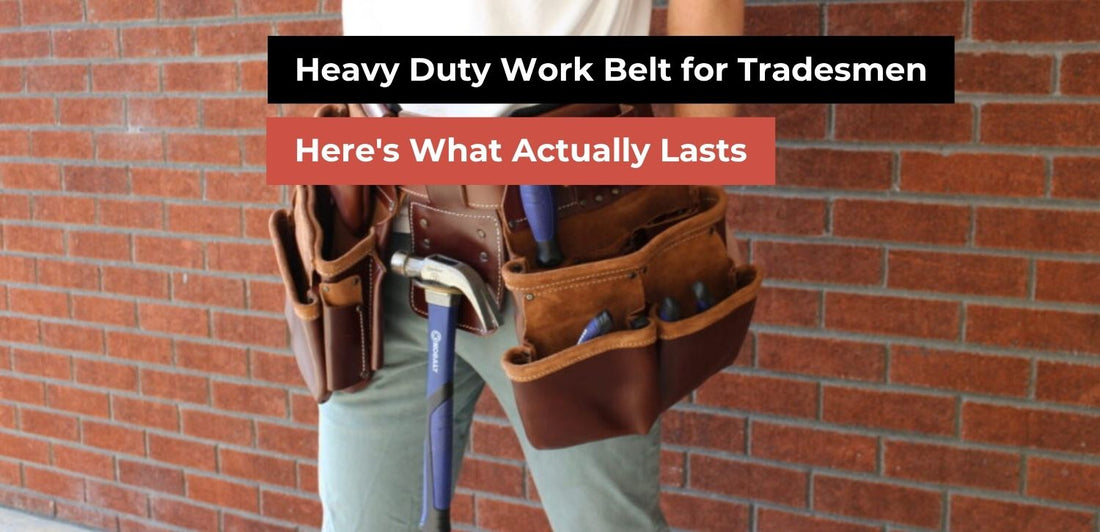 Best Heavy Duty Work Belt for Tradesmen | Mason