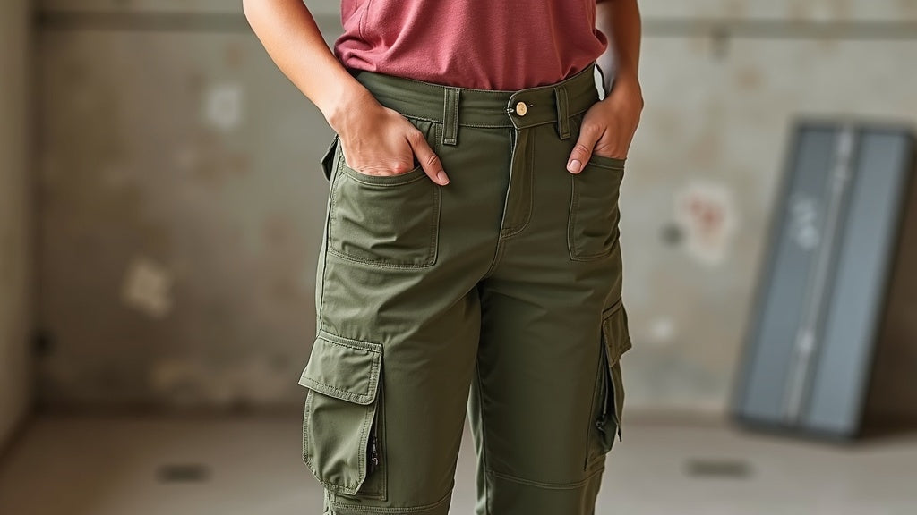 Women's Cargo Work Pants with Pockets: Built for the Job