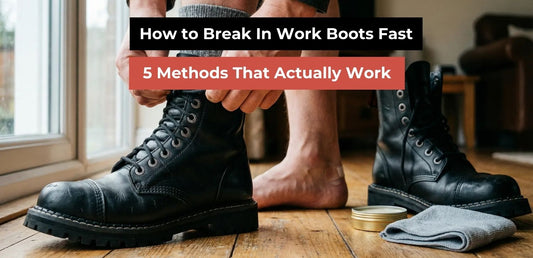 How to Break In Work Boots Fast: 5 Methods That Actually Work