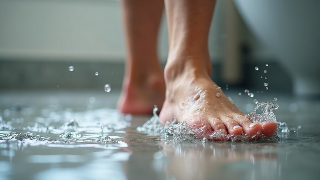 Water Standing Plumbers Foot Health Moisture Management Guide