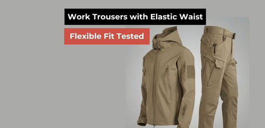 Work Trousers with Elastic Waist – Flexible Fit Tested
