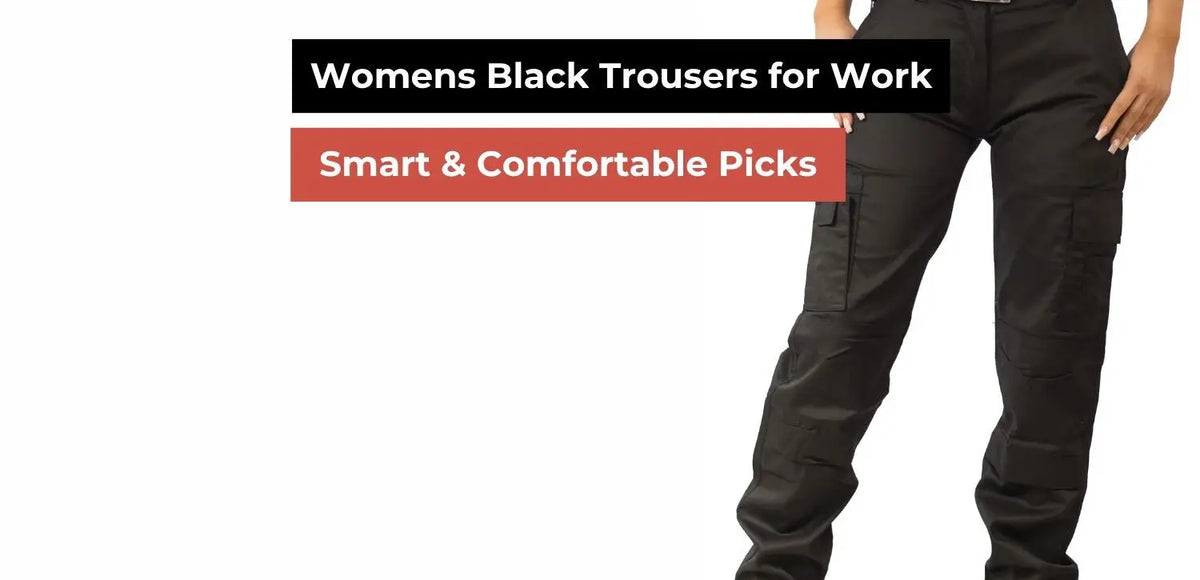 Womens Black Trousers for Work – Smart & Comfortable