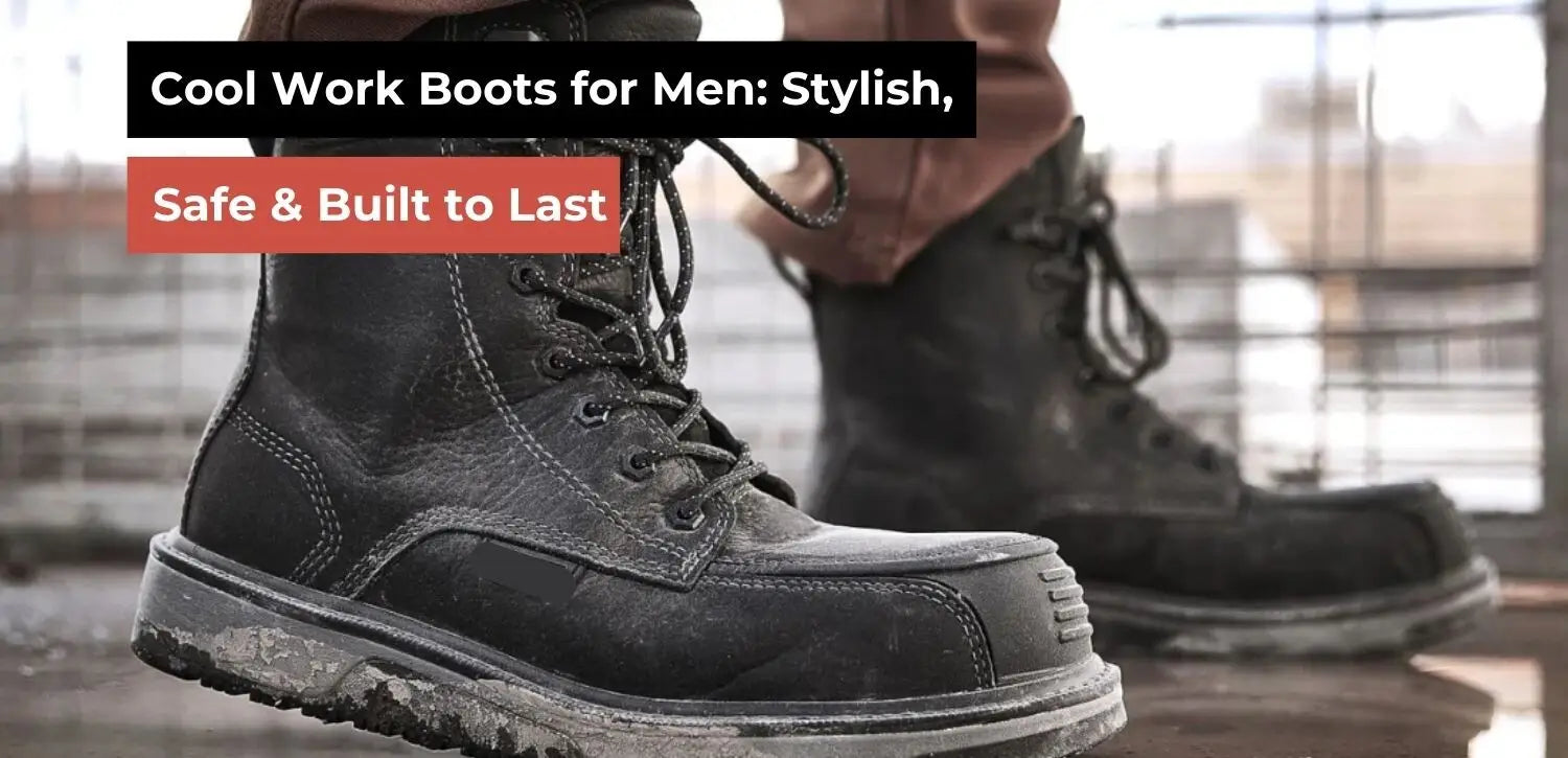 Cool Work Boots for Men – Stylish, Safe & Built to Last