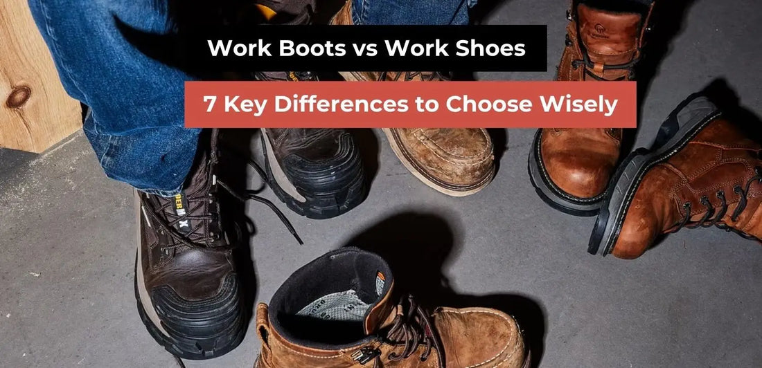 Work Boots vs Work Shoes: 7 Key Differences to Choose Wisely