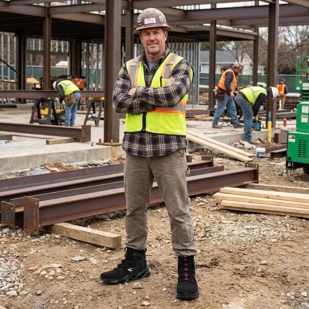 Comfortable Steel Toe Safety Shoes