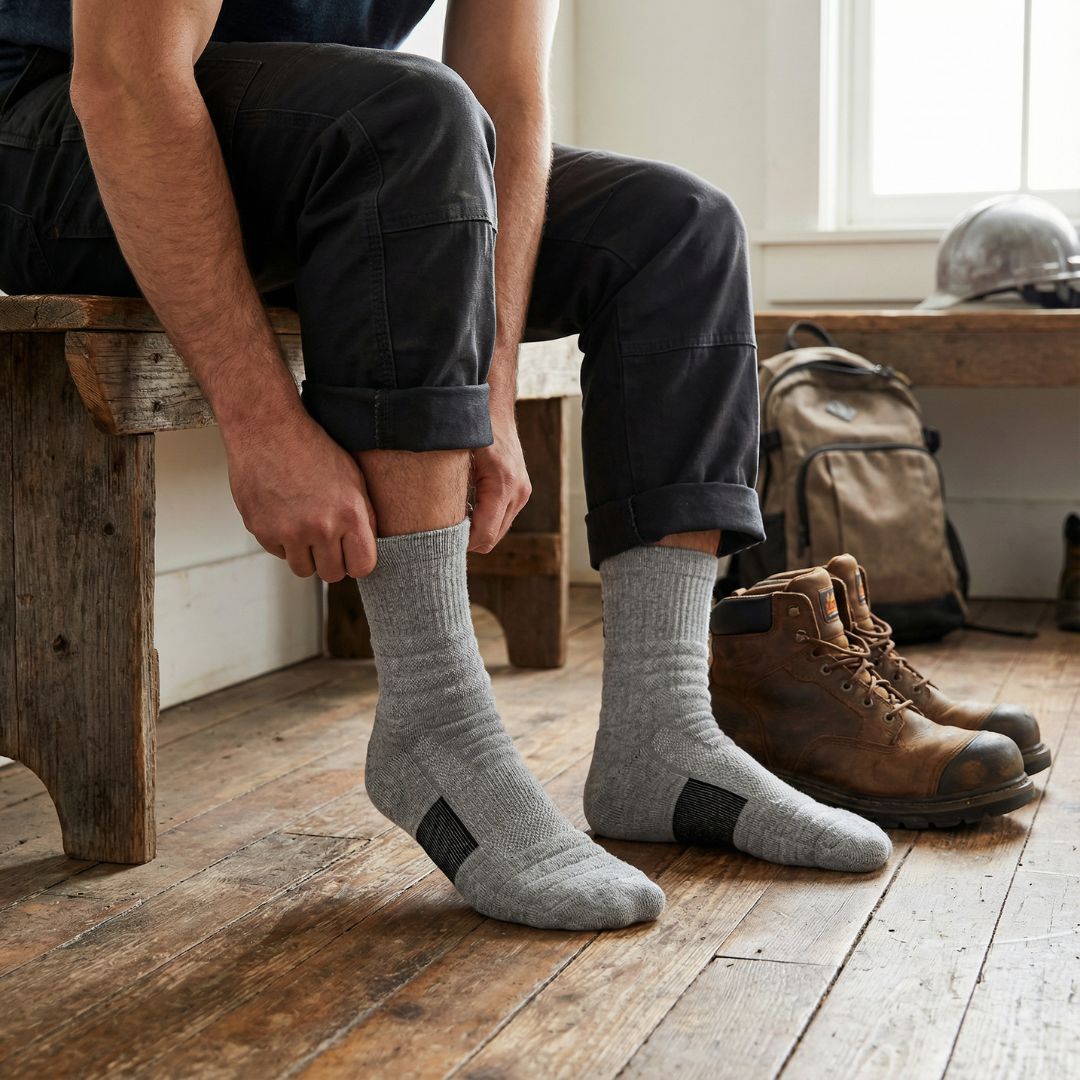 What Makes a Work Sock Actually Work in a Steel Toe Boot