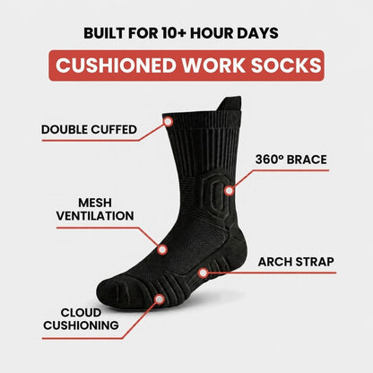 Cushioned Work Socks