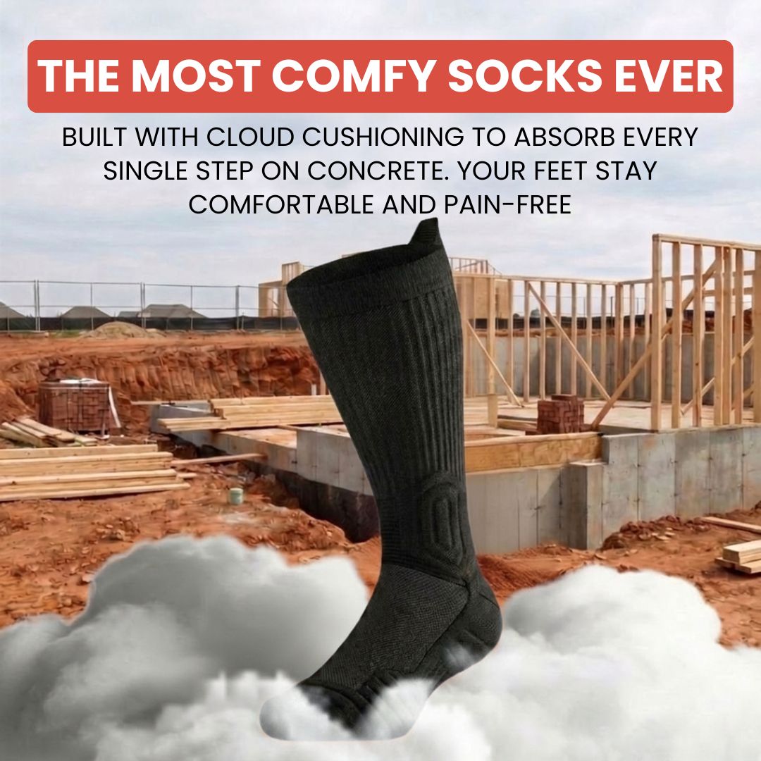 Tradesman Wide Calf Boot Socks