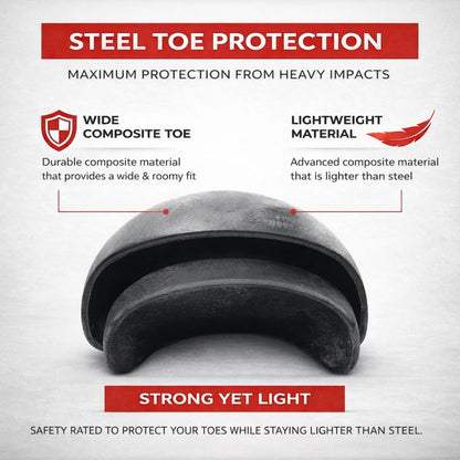 Steel Toe Breathable Work Shoes