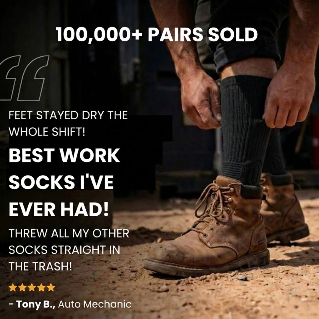 Boots Bamboo Fiber Work Socks - CalderWood