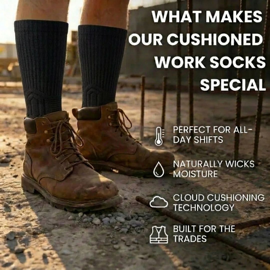 Boots Bamboo Fiber Work Socks - CalderWood
