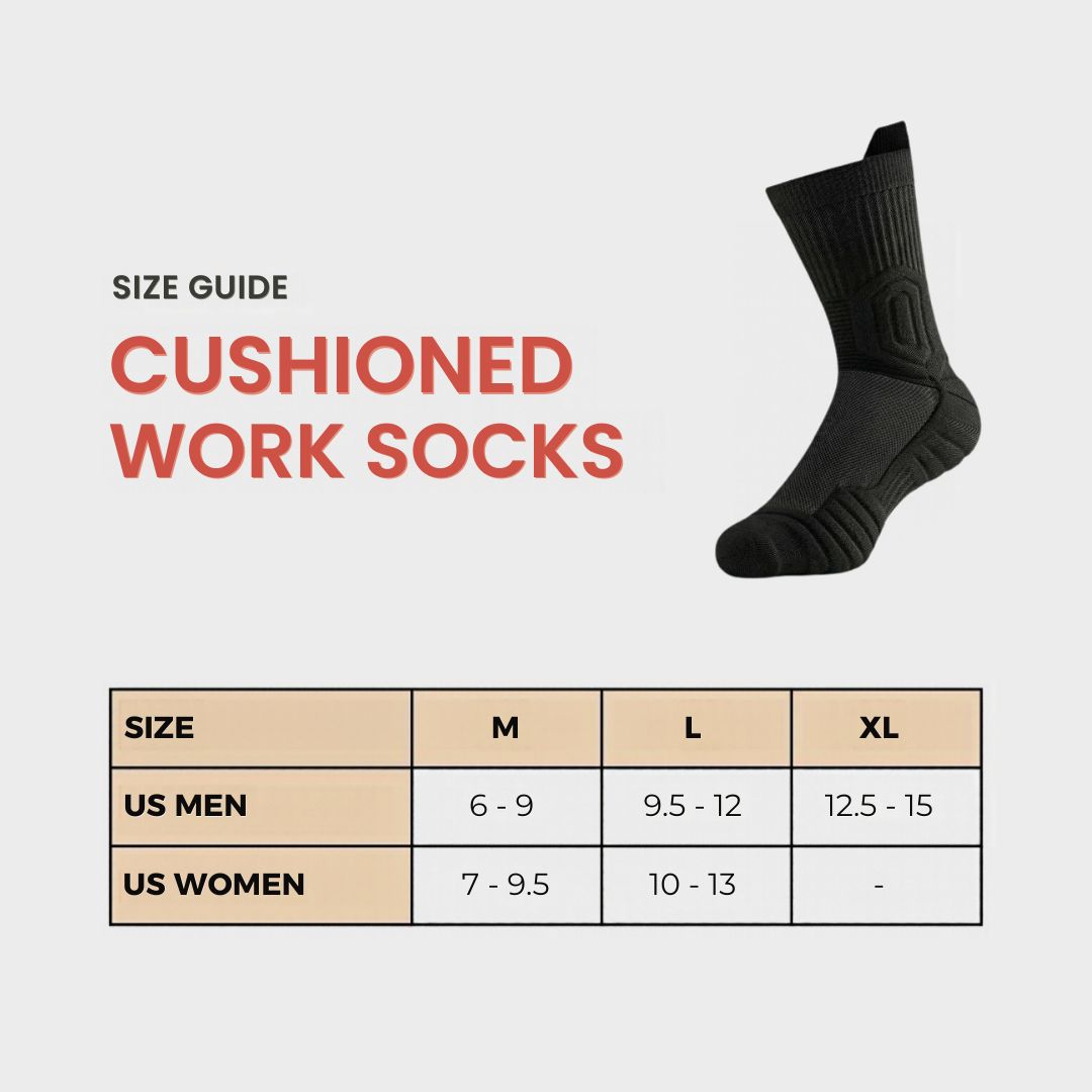 Cushioned Work Socks