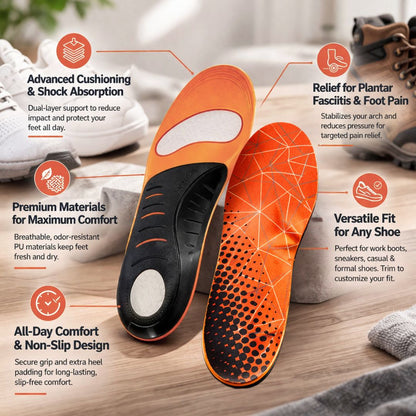 Arch Support Orthopedic Work Insoles