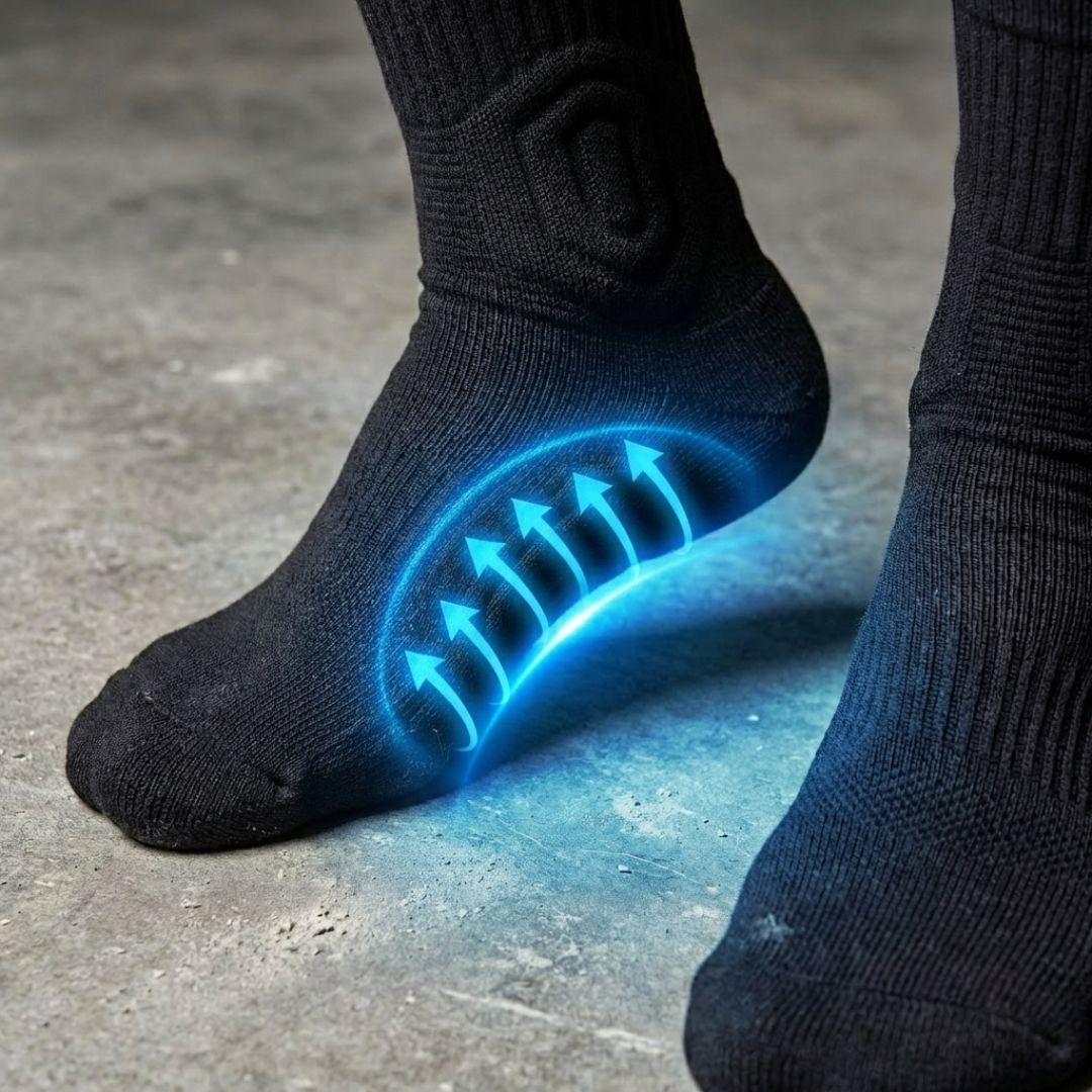 Chaussettes de travail Doméa, moins de fatigue des pieds