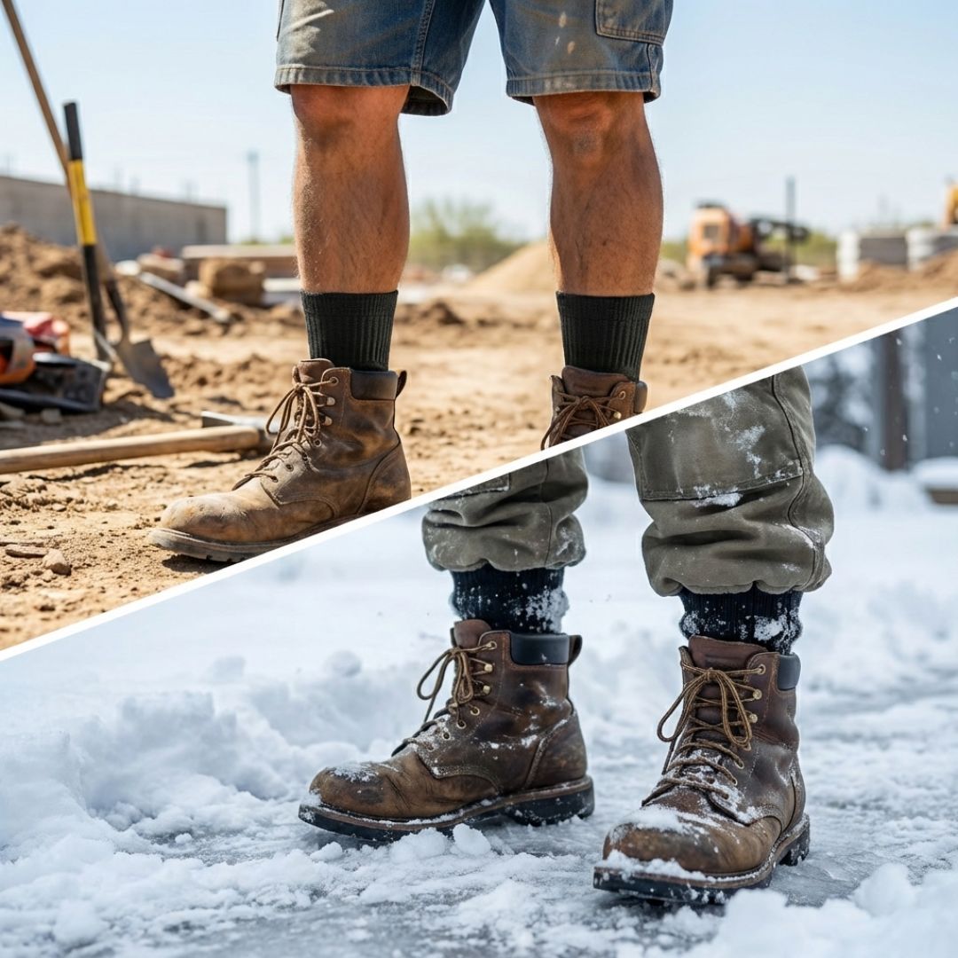 Chaussettes de travail Doméa pour toutes les saisons