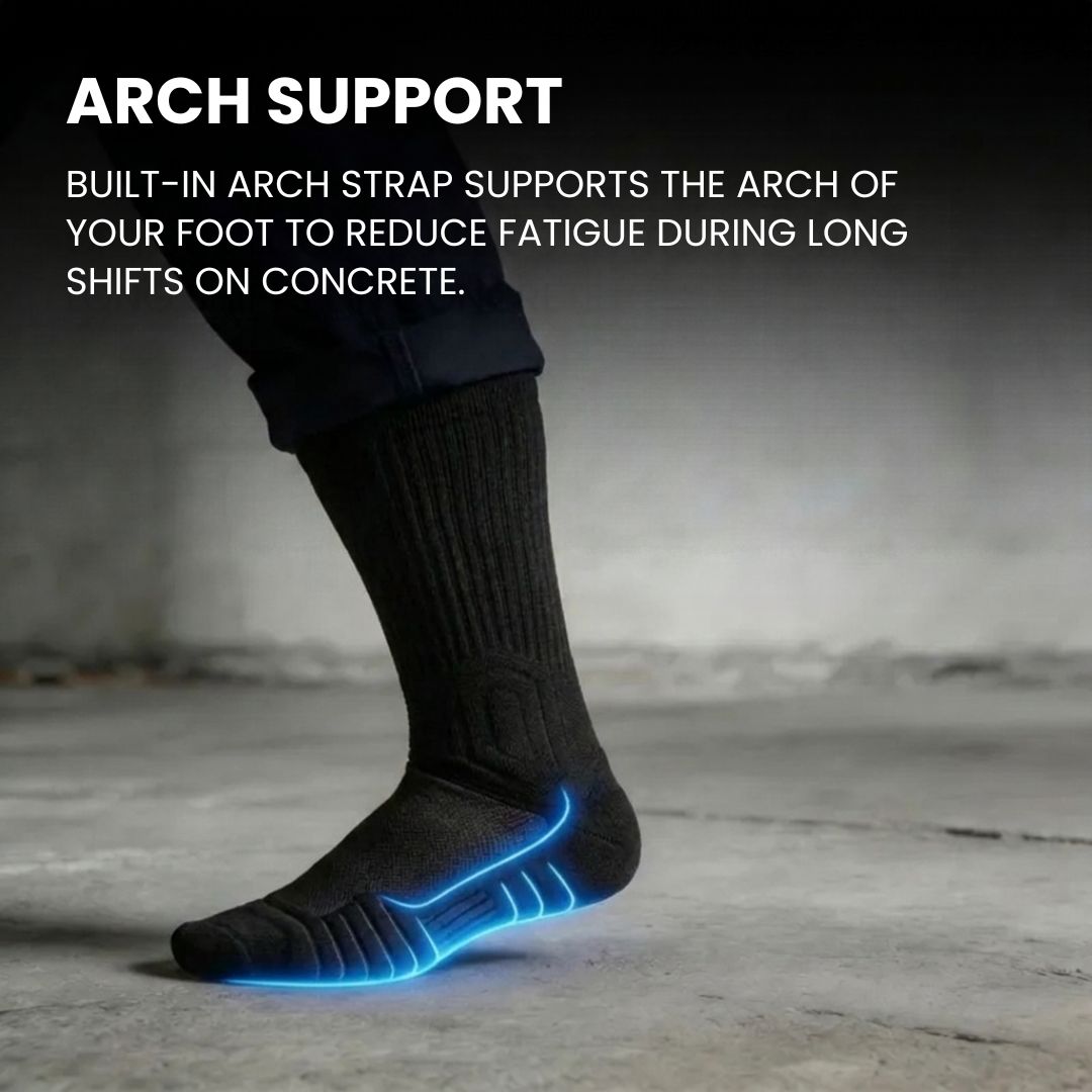 Tradesman Wide Calf Boot Socks