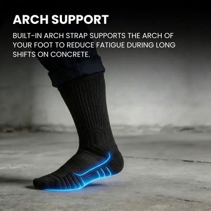 Tradesman Wide Calf Boot Socks