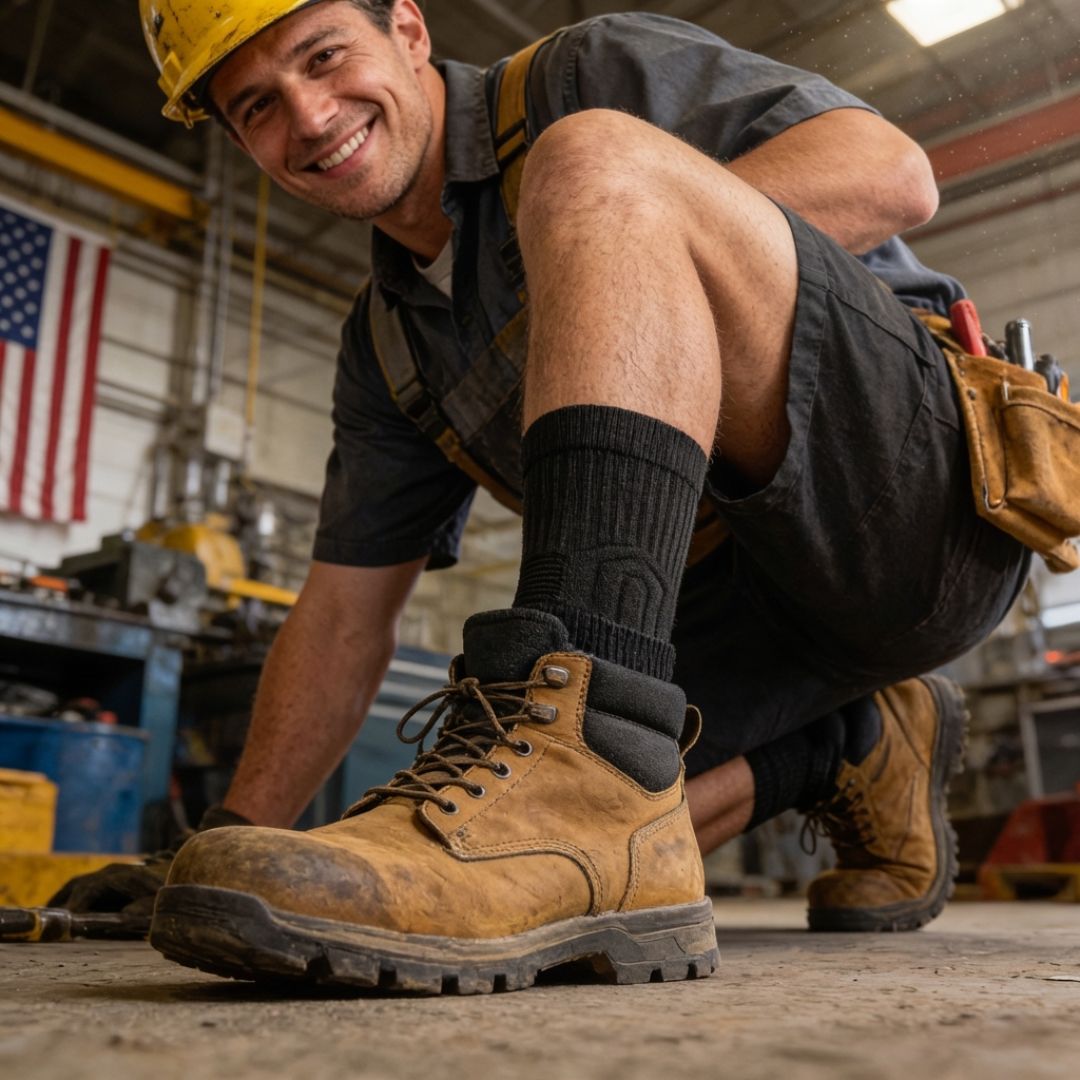 Chaussettes de travail Doméa, maintien toute la journée