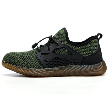 Breathable Slip-Resistant Steel Toe Work Shoes