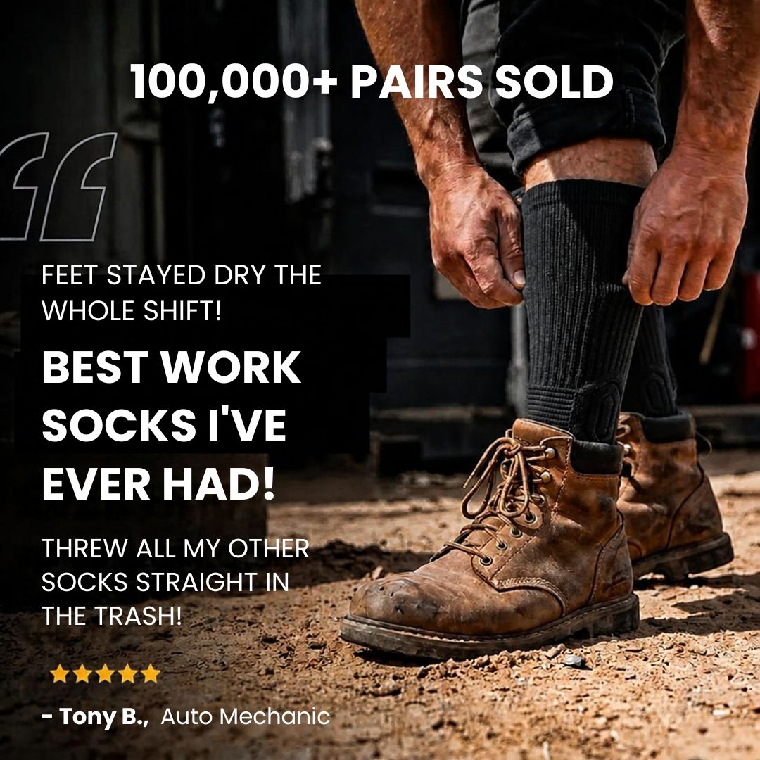 Tradesman Wide Calf Boot Socks