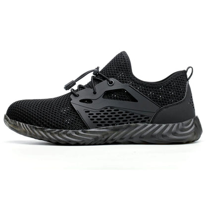 Breathable Slip-Resistant Steel Toe Work Shoes