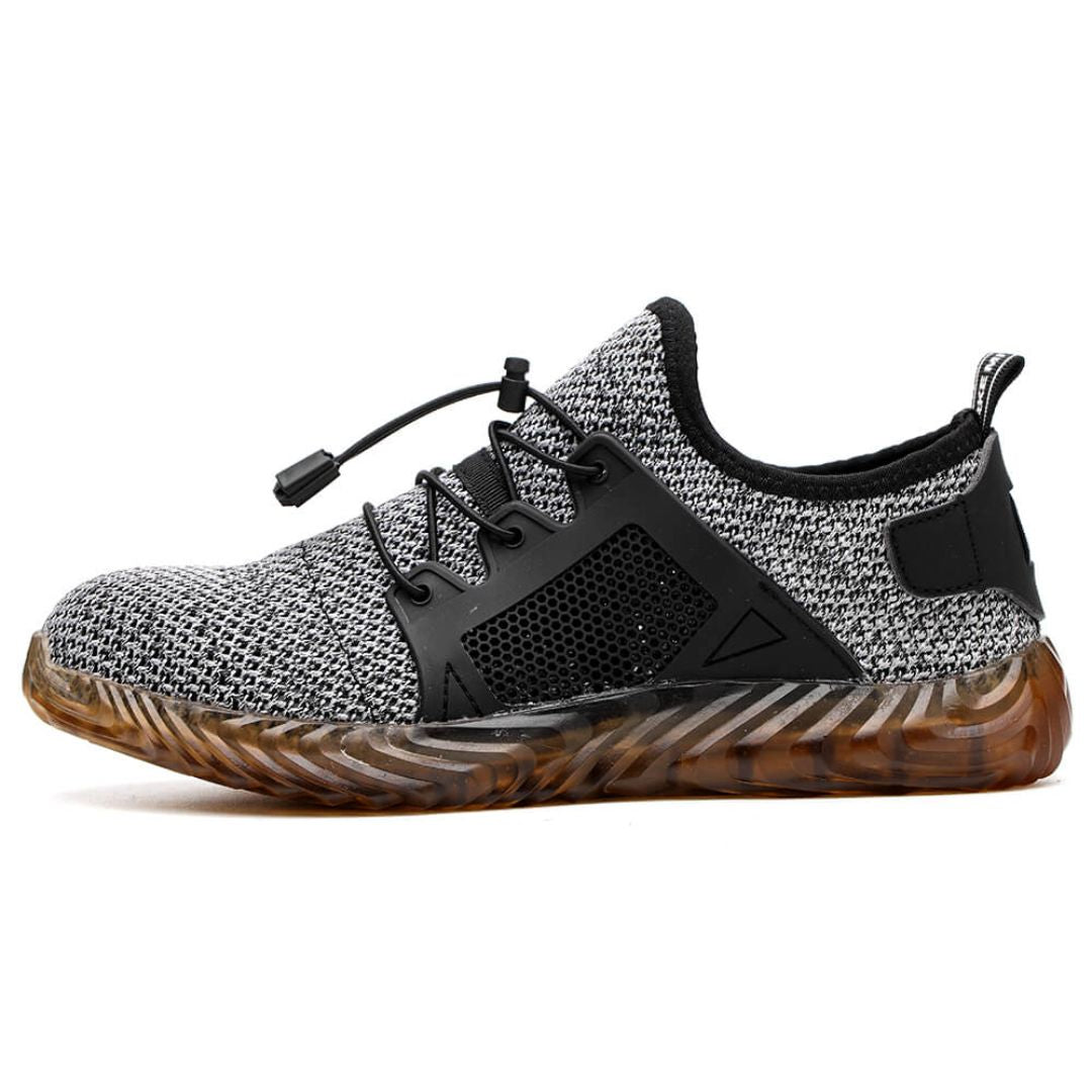Breathable Slip-Resistant Steel Toe Work Shoes