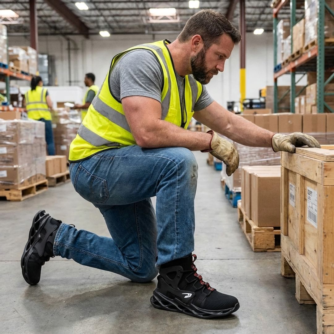 Comfortable Steel Toe Safety Shoes