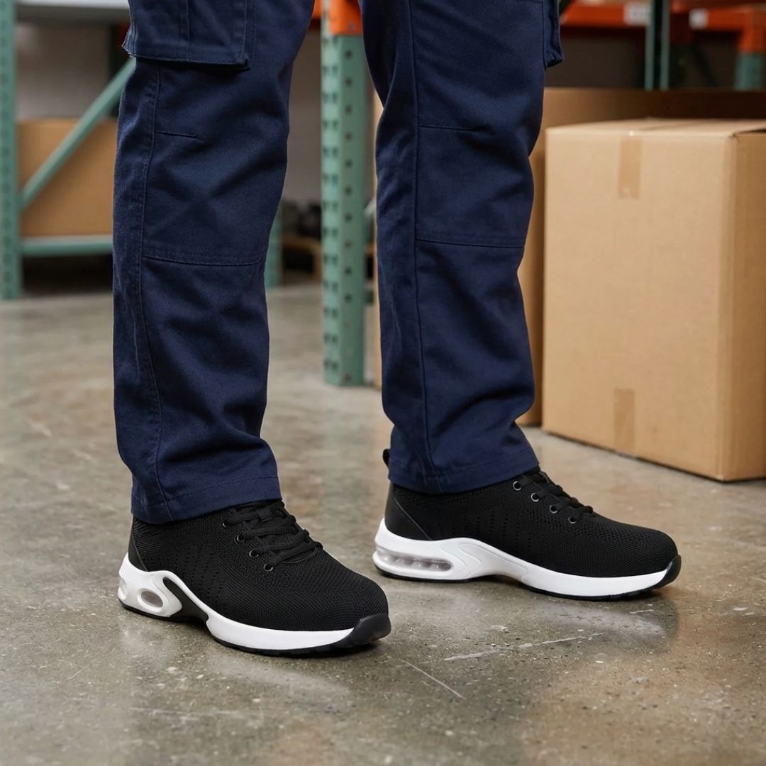 Steel Toe Lightweight Athletic Work Shoes