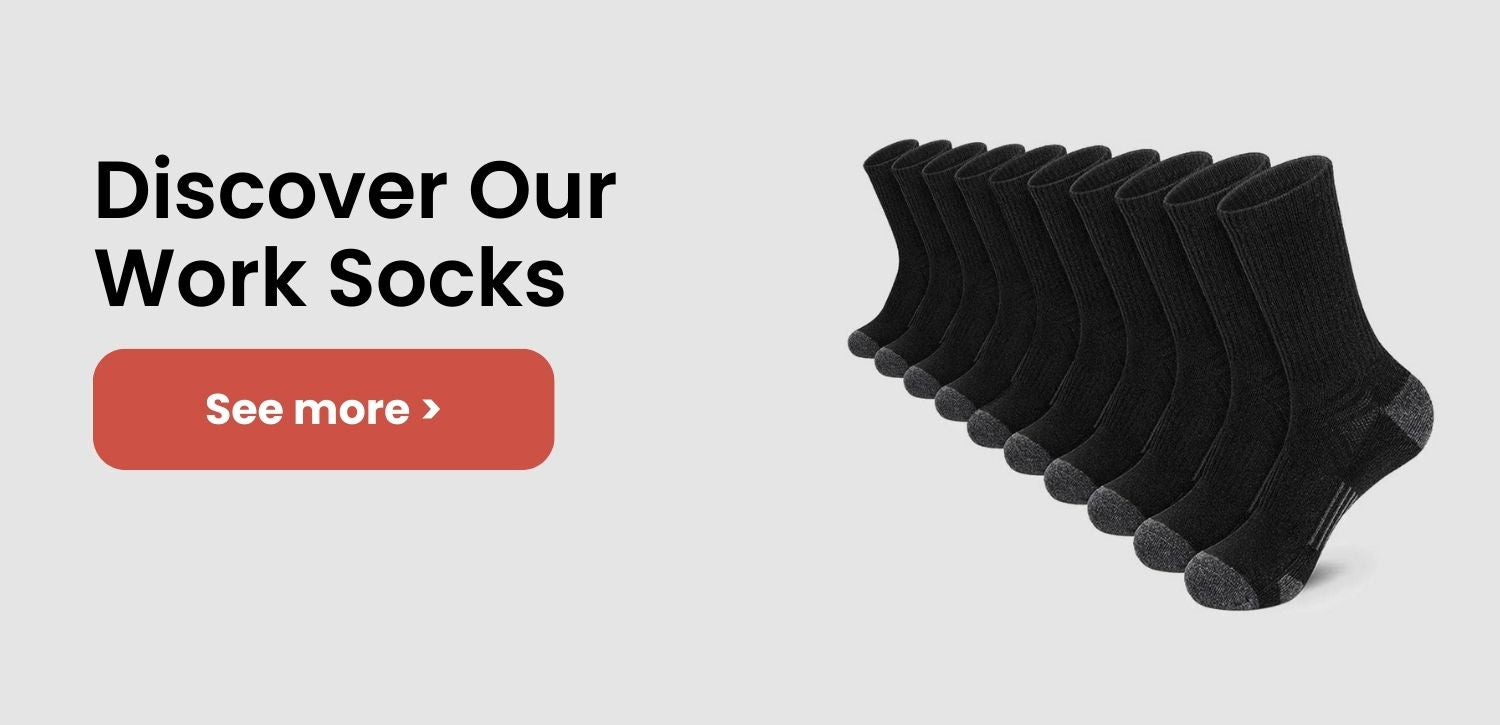 Buy the Best Work Socks for Sweaty Feet