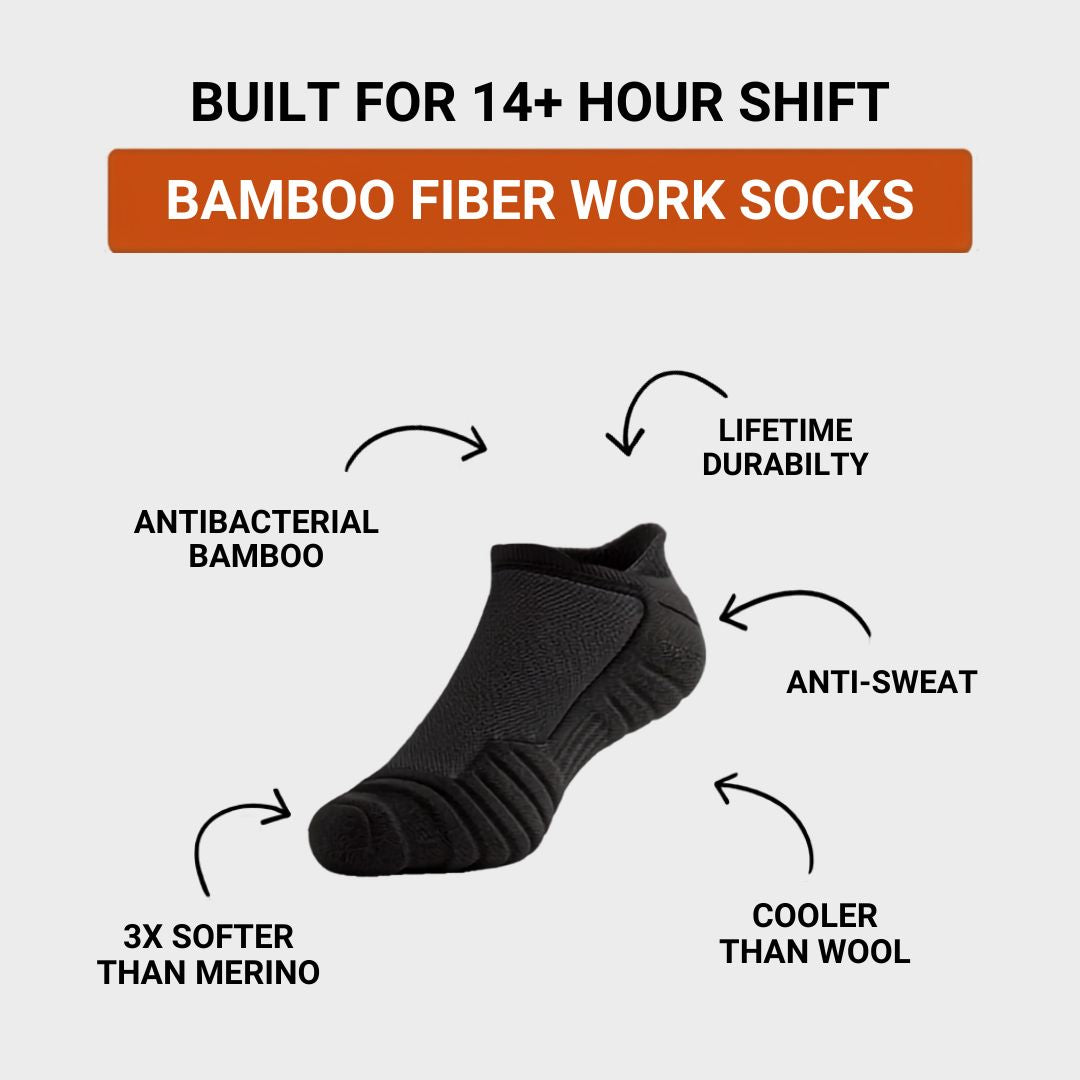 Tradesman No-Show Socks