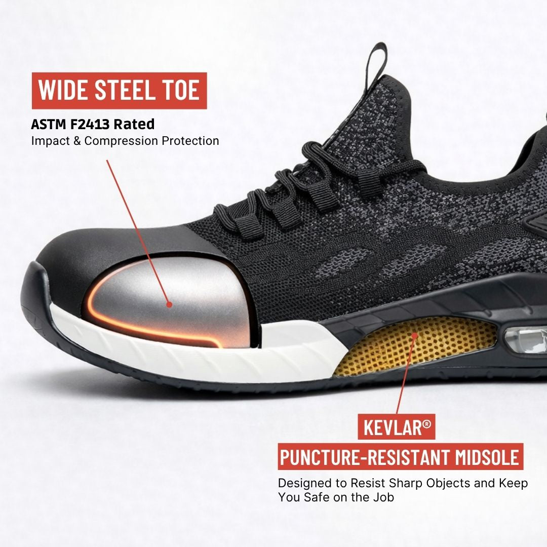 Women's Steel Toe Comfortable Work Sneakers