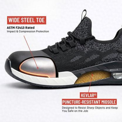 Women's Steel Toe Comfortable Work Sneakers