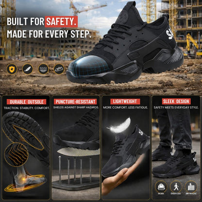 Steel Toe Lightweight Work Sneakers