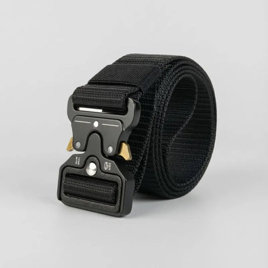 Adjustable Fabric Work Belt - Black