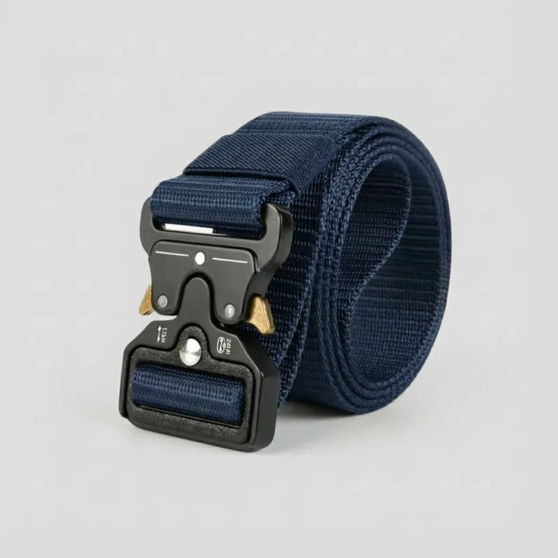Adjustable Fabric Work Belt - Navy Blue