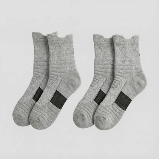 Atlas Crew Socks (2 Pairs) - Grey / One size