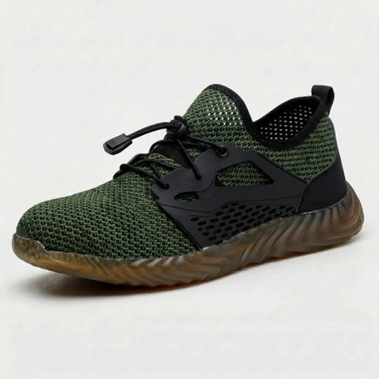Breathable Slip-Resistant Steel Toe Work Shoes