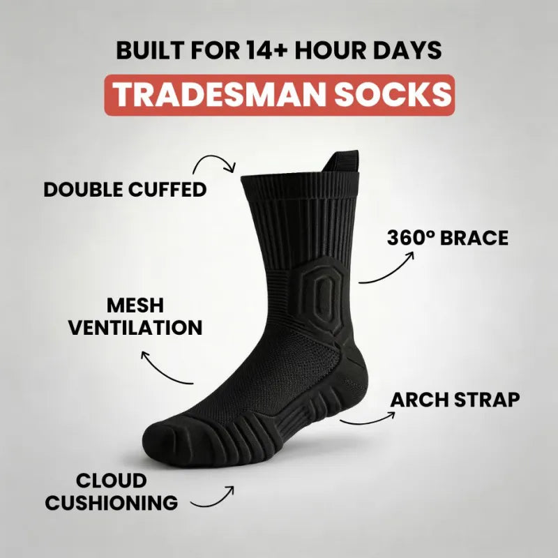 Tradesman Work Socks For All Day Comfort