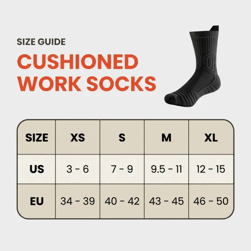 Tradesman Work Socks For All Day Comfort