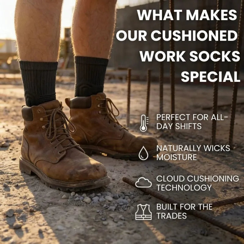 Tradesman Work Socks For All Day Comfort
