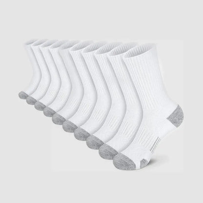 Warming Work Socks (5 Pairs) - White / UK 6–12