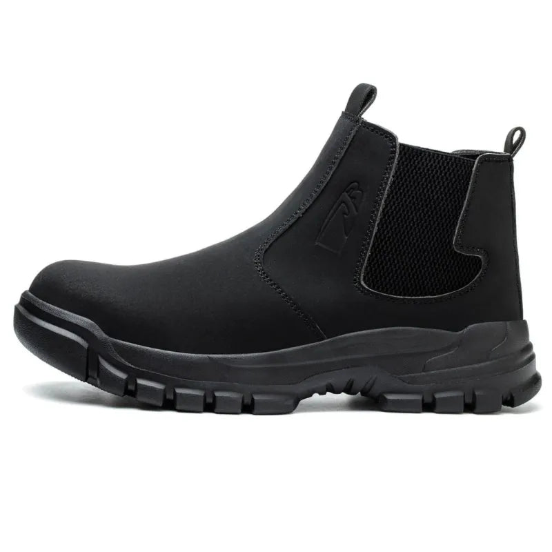 Waterproof Slip-On Composite Toe Boots - Black / M 6 - W 7.5