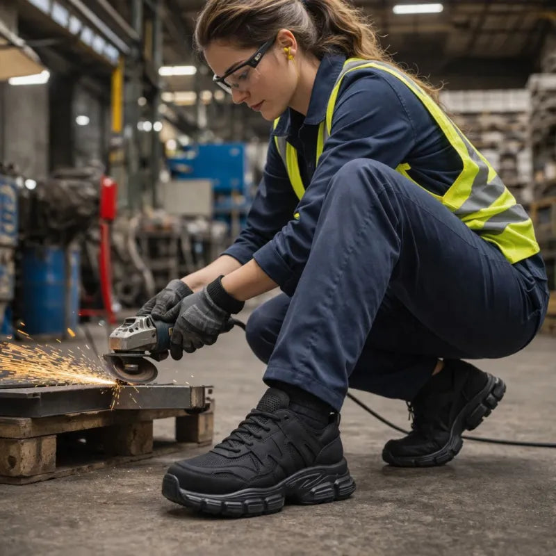 Women’s Stylish Comfortable Steel Toe Shoes