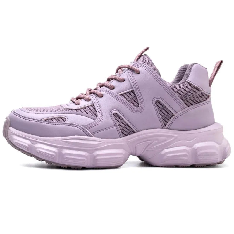 Women’s Stylish Comfortable Steel Toe Shoes - Lavander / 6