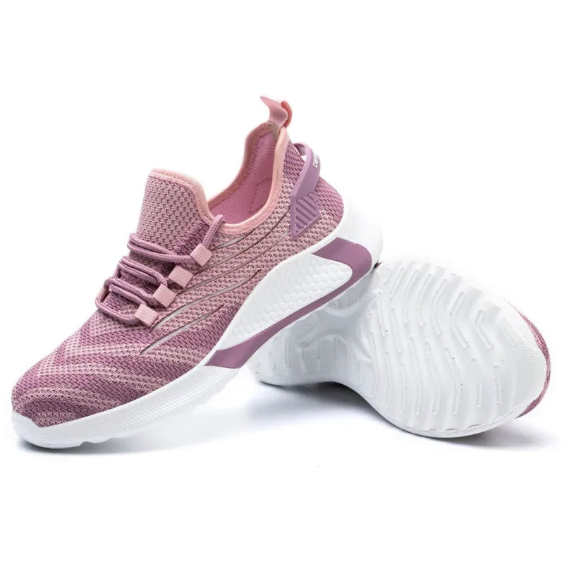 Women’s Stylish Lightweight Steel Toe Sneakers