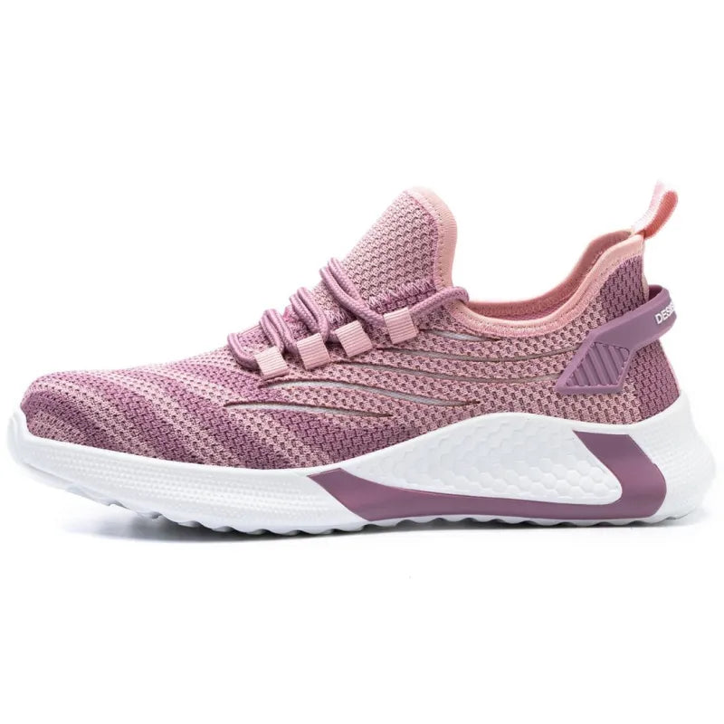 Women’s Stylish Lightweight Steel Toe Sneakers - 6