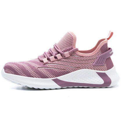 Women’s Stylish Lightweight Steel Toe Sneakers - 6